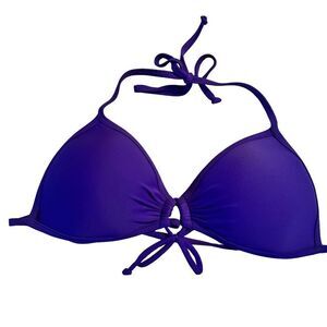 Heat blue heavily padded bikini top M **
